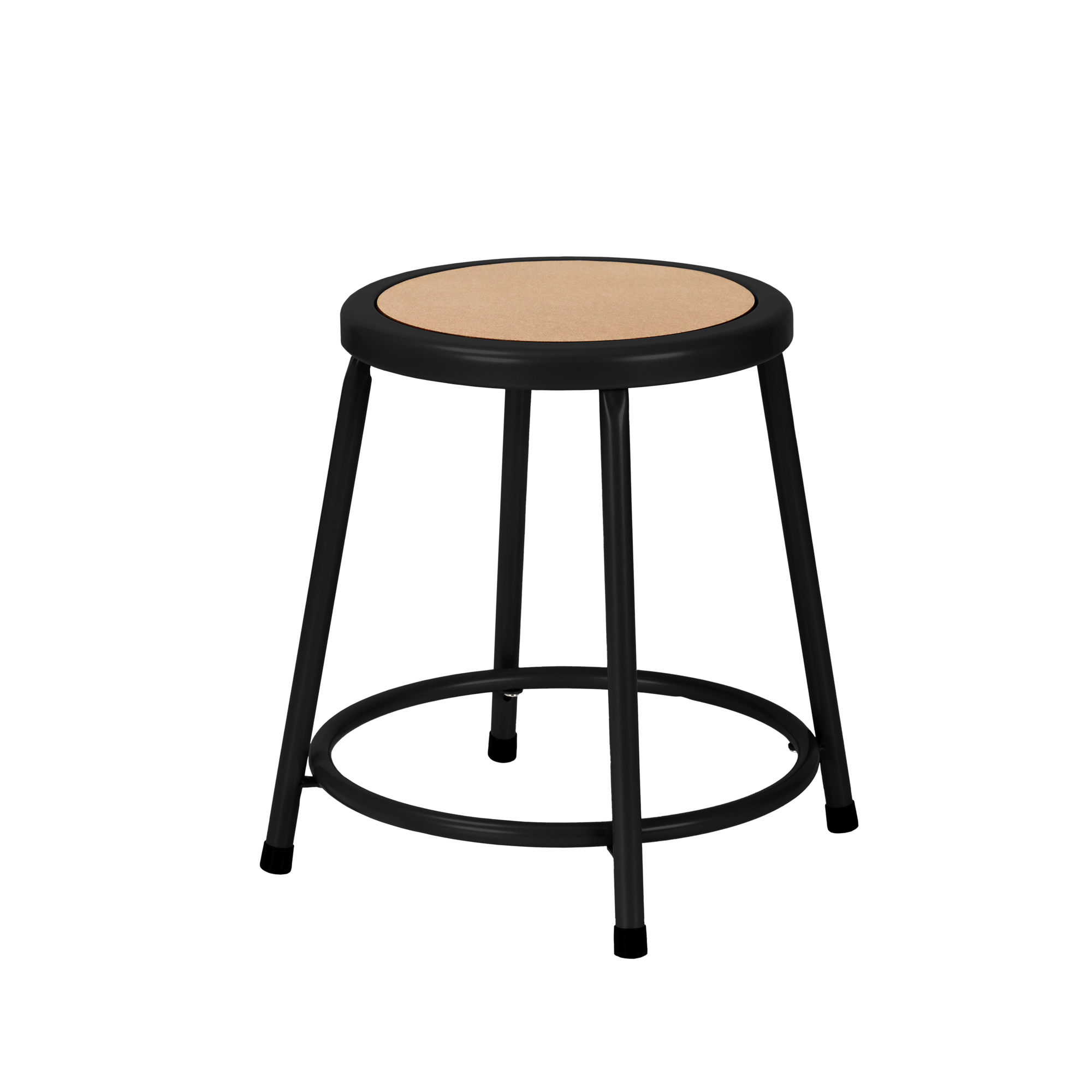 NPS Heavy Duty Steel Stool — 18in. Height, Black, Assembly Ready, Model# 6218-10-KD